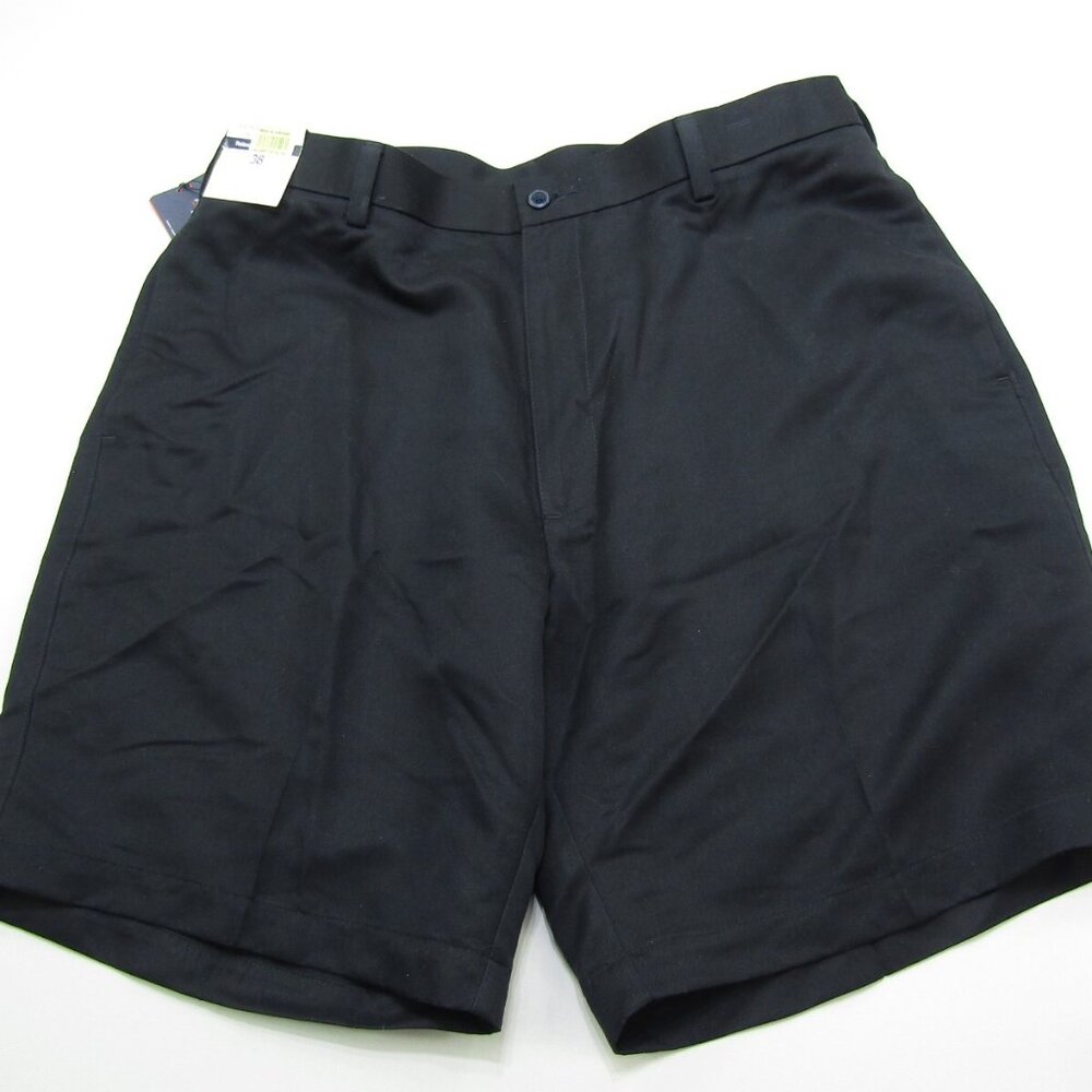 Roundtree & Yorke Shorts Men 38 Easy Care Flat Front Microfiber Relaxed Normcore
